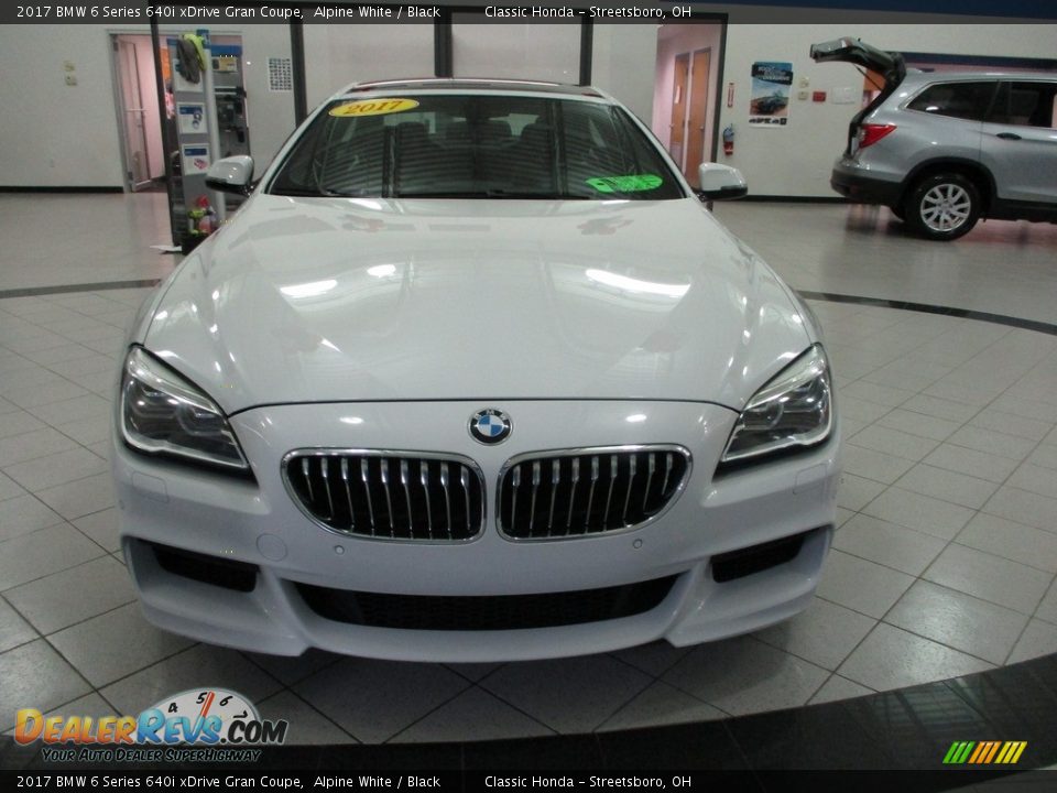 2017 BMW 6 Series 640i xDrive Gran Coupe Alpine White / Black Photo #2