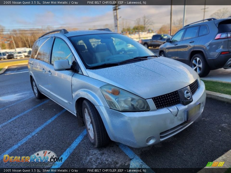 2005 Nissan Quest 3.5 SL Silver Mist Metallic / Gray Photo #2