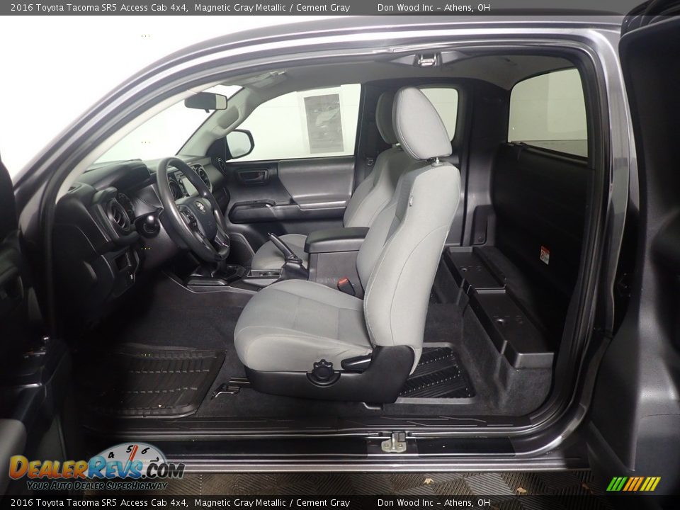 2016 Toyota Tacoma SR5 Access Cab 4x4 Magnetic Gray Metallic / Cement Gray Photo #27