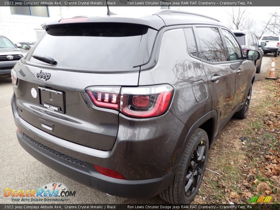 2022 Jeep Compass Altitude 4x4 Granite Crystal Metallic / Black Photo #8