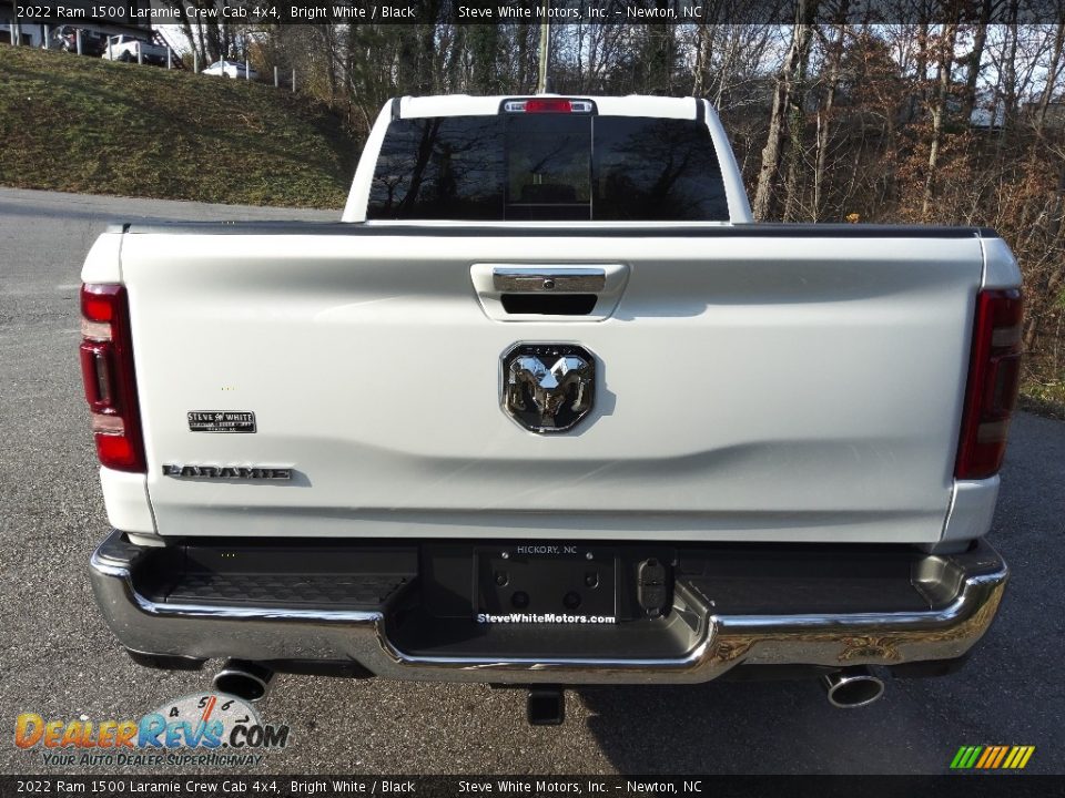 2022 Ram 1500 Laramie Crew Cab 4x4 Bright White / Black Photo #7