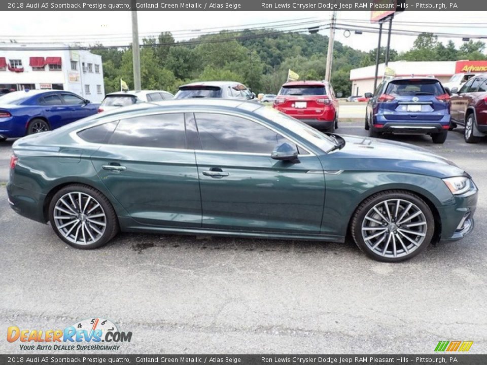 Gotland Green Metallic 2018 Audi A5 Sportback Prestige quattro Photo #7