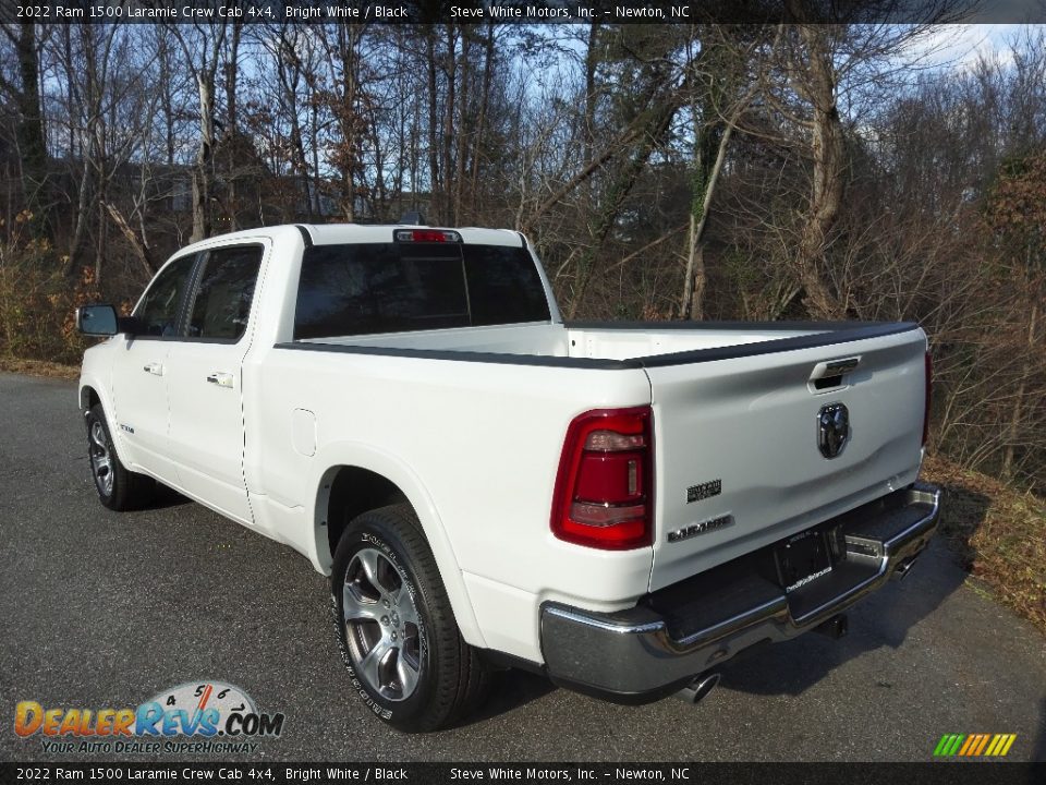 2022 Ram 1500 Laramie Crew Cab 4x4 Bright White / Black Photo #9