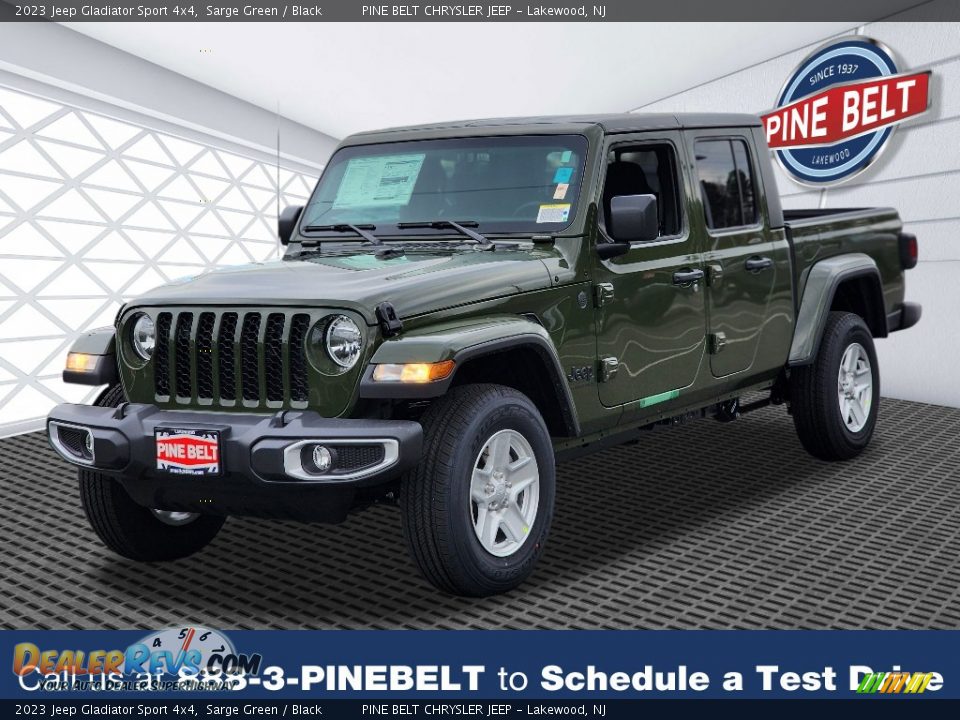 2023 Jeep Gladiator Sport 4x4 Sarge Green / Black Photo #1