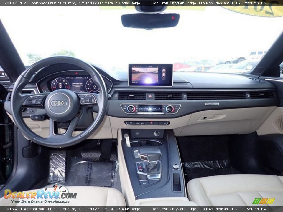 Atlas Beige Interior - 2018 Audi A5 Sportback Prestige quattro Photo #13