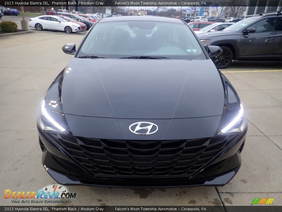 2023 Hyundai Elantra SEL Phantom Black / Medium Gray Photo #8