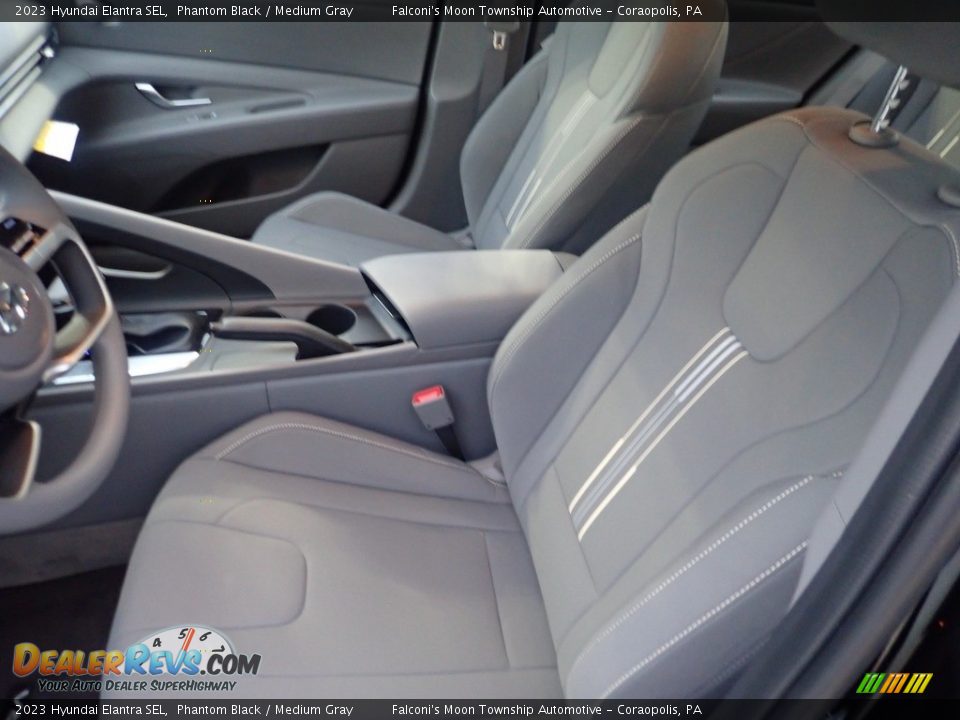 2023 Hyundai Elantra SEL Phantom Black / Medium Gray Photo #11