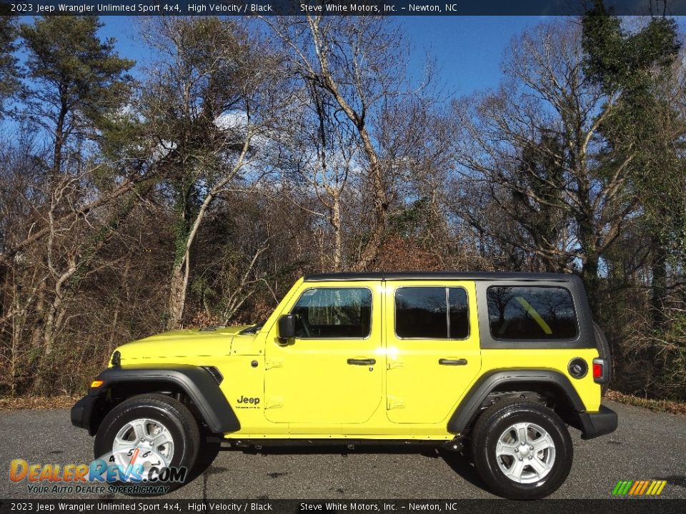 2023 Jeep Wrangler Unlimited Sport 4x4 High Velocity / Black Photo #1