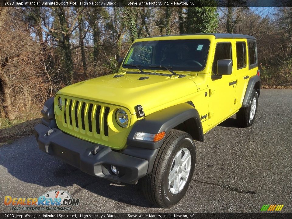 2023 Jeep Wrangler Unlimited Sport 4x4 High Velocity / Black Photo #2