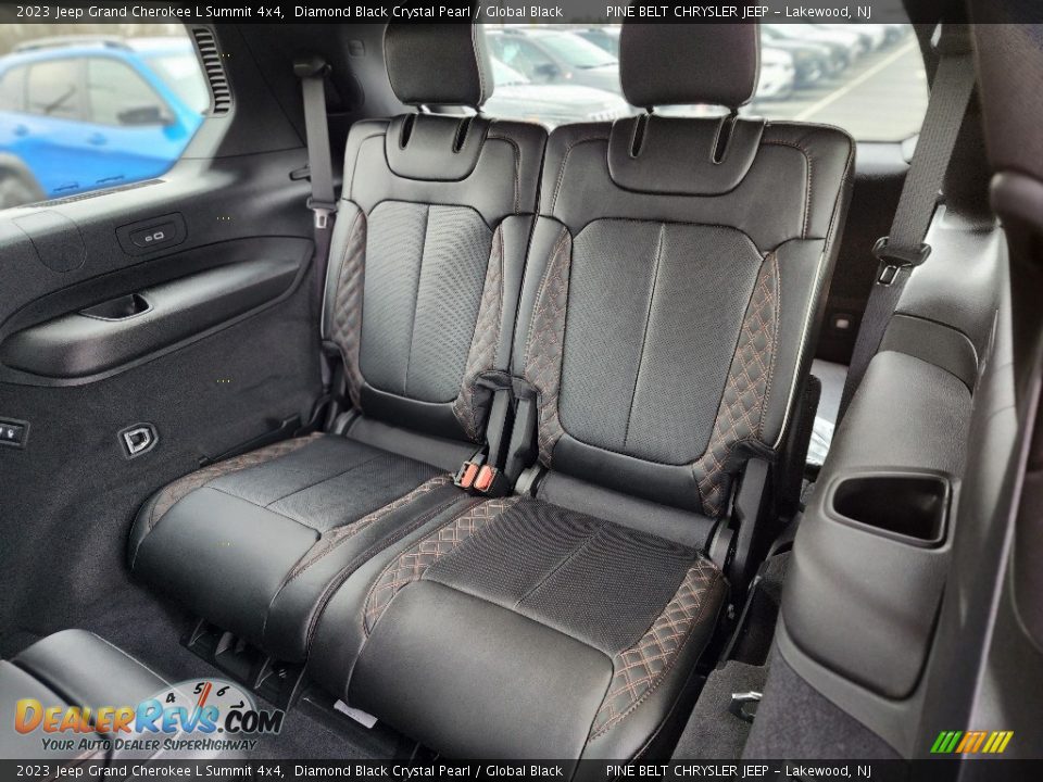 Rear Seat of 2023 Jeep Grand Cherokee L Summit 4x4 Photo #9