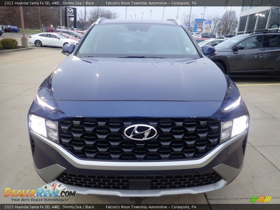 2023 Hyundai Santa Fe SEL AWD Stormy Sea / Black Photo #8