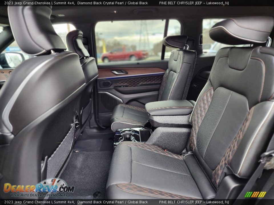 Rear Seat of 2023 Jeep Grand Cherokee L Summit 4x4 Photo #10