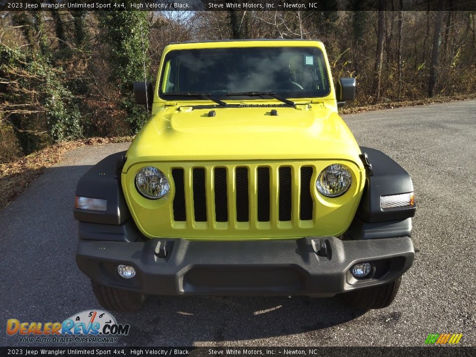 2023 Jeep Wrangler Unlimited Sport 4x4 High Velocity / Black Photo #3