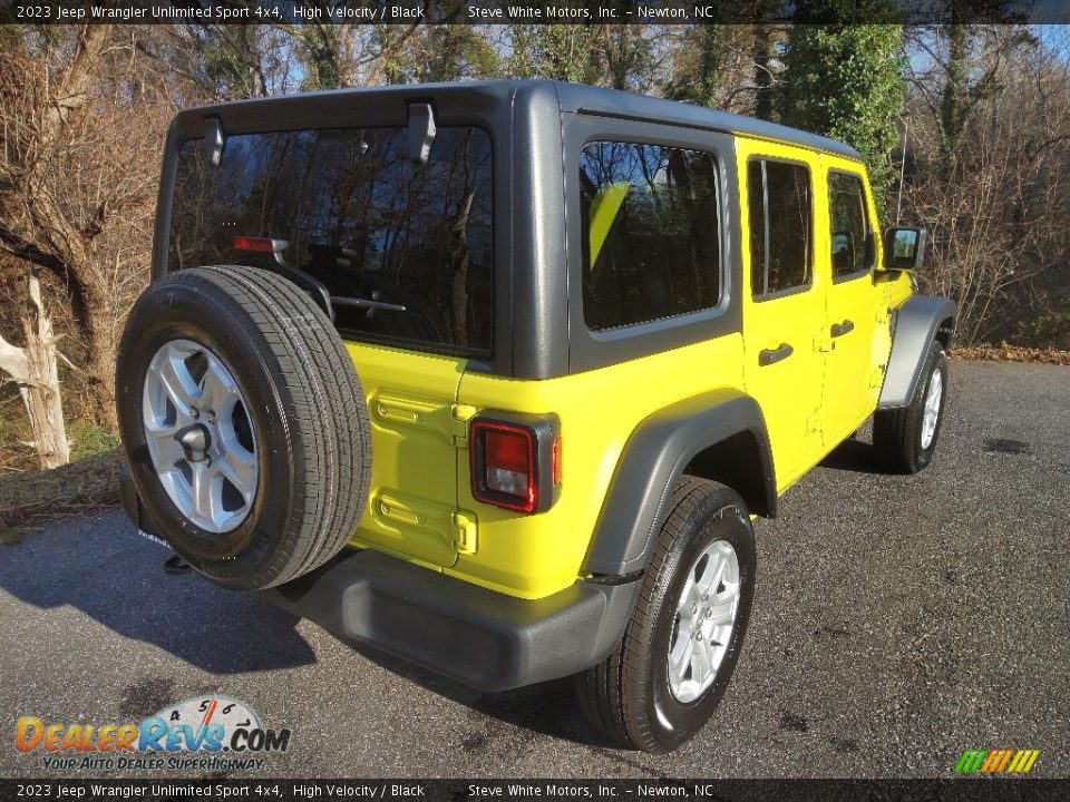 2023 Jeep Wrangler Unlimited Sport 4x4 High Velocity / Black Photo #6