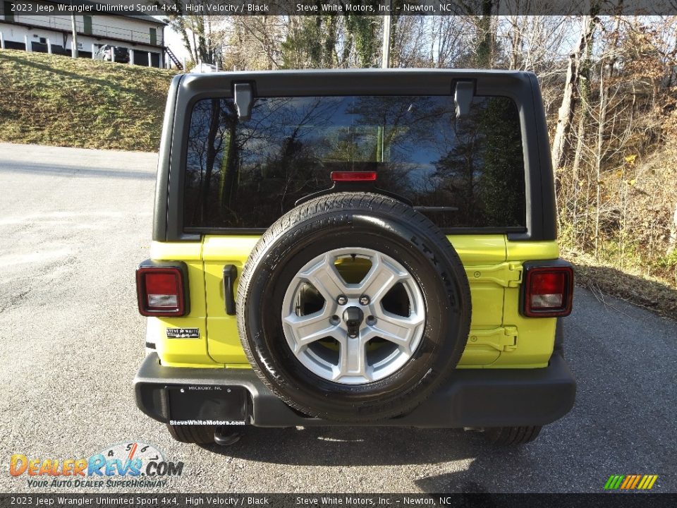 2023 Jeep Wrangler Unlimited Sport 4x4 High Velocity / Black Photo #7