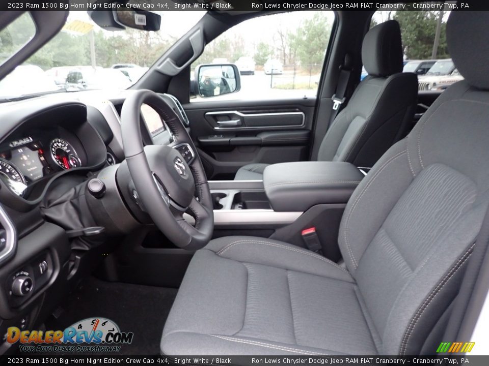 Front Seat of 2023 Ram 1500 Big Horn Night Edition Crew Cab 4x4 Photo #15