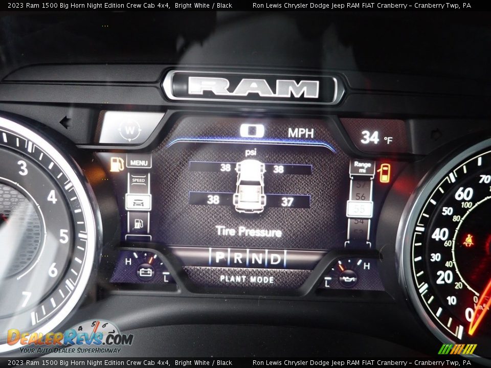 2023 Ram 1500 Big Horn Night Edition Crew Cab 4x4 Gauges Photo #18