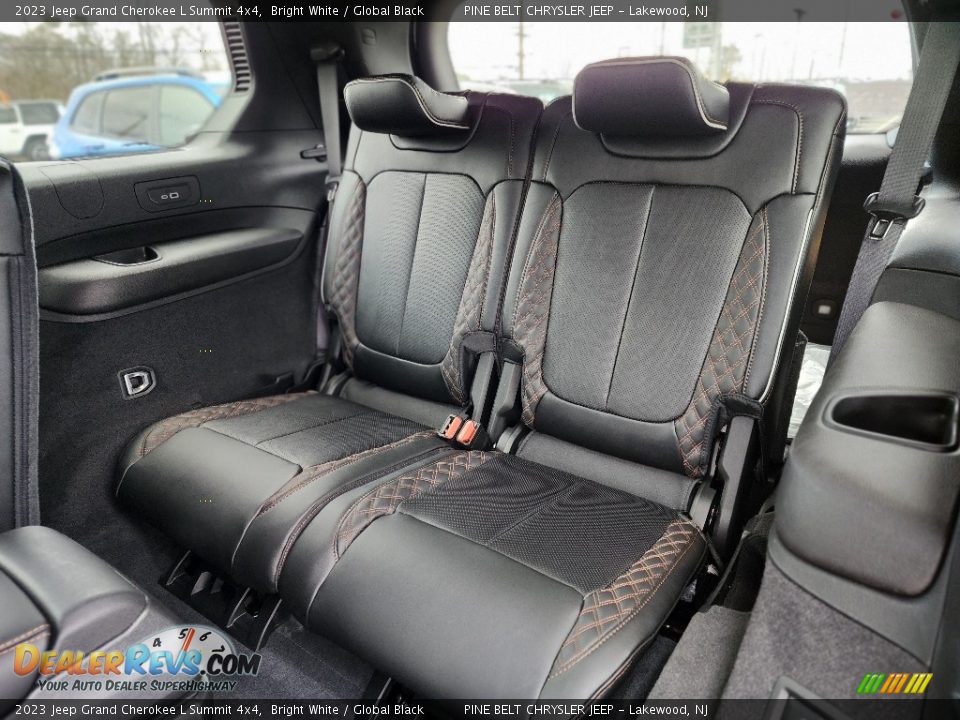 Rear Seat of 2023 Jeep Grand Cherokee L Summit 4x4 Photo #9