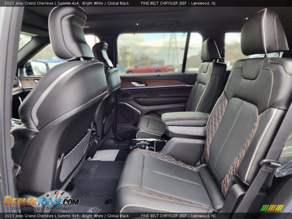 Rear Seat of 2023 Jeep Grand Cherokee L Summit 4x4 Photo #10