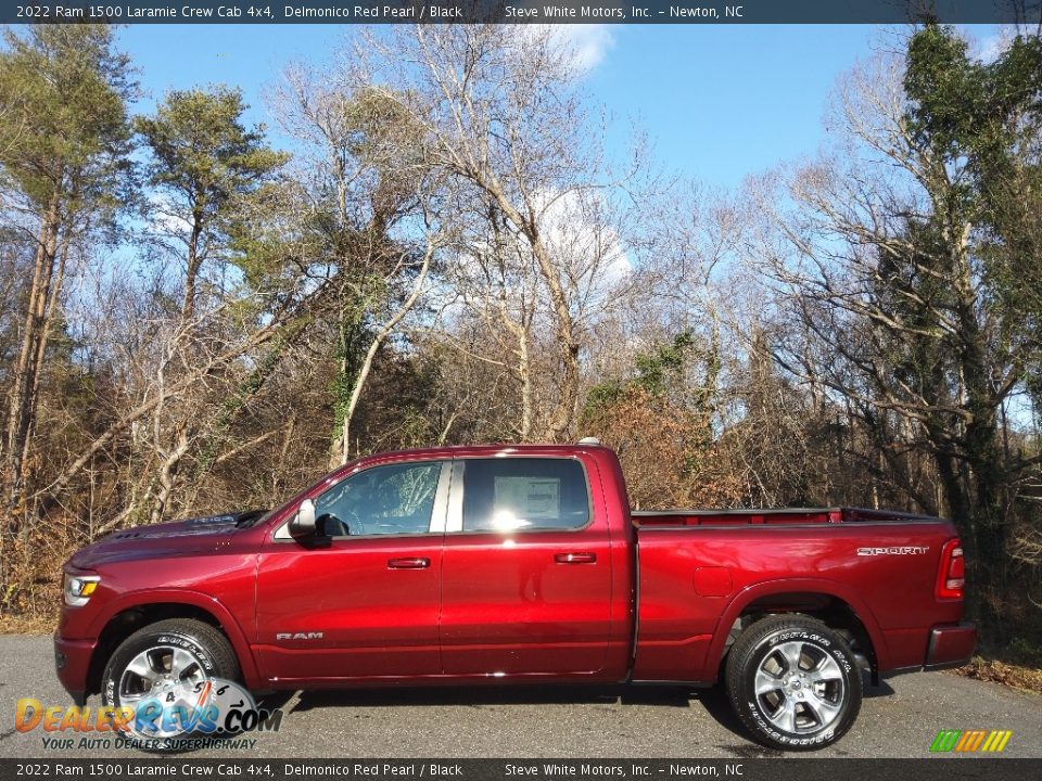 Delmonico Red Pearl 2022 Ram 1500 Laramie Crew Cab 4x4 Photo #1