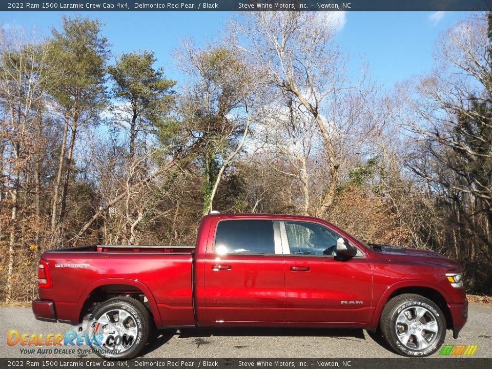 Delmonico Red Pearl 2022 Ram 1500 Laramie Crew Cab 4x4 Photo #5