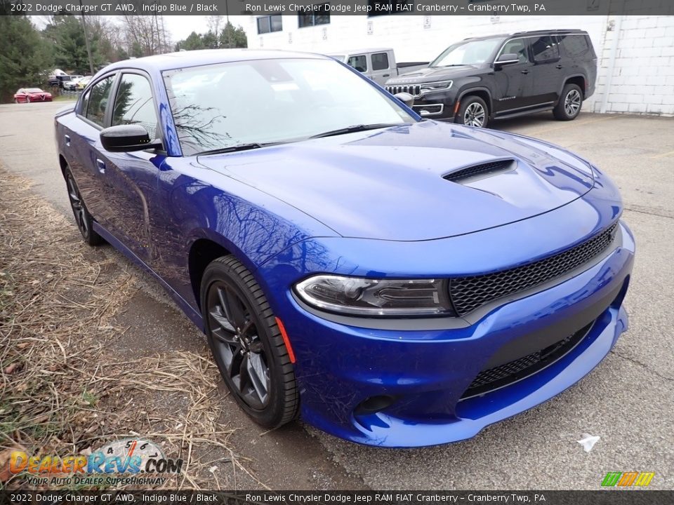 Front 3/4 View of 2022 Dodge Charger GT AWD Photo #3