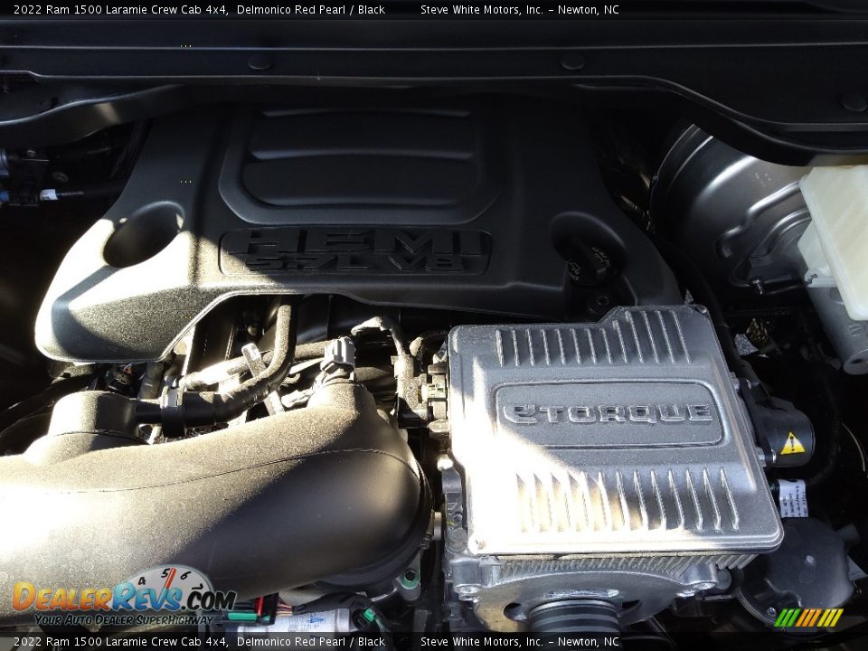2022 Ram 1500 Laramie Crew Cab 4x4 5.7 Liter OHV HEMI 16-Valve VVT MDS V8 Engine Photo #10