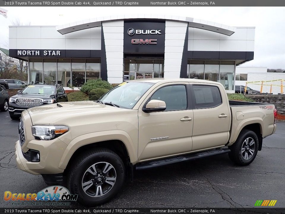 2019 Toyota Tacoma TRD Sport Double Cab 4x4 Quicksand / TRD Graphite Photo #1