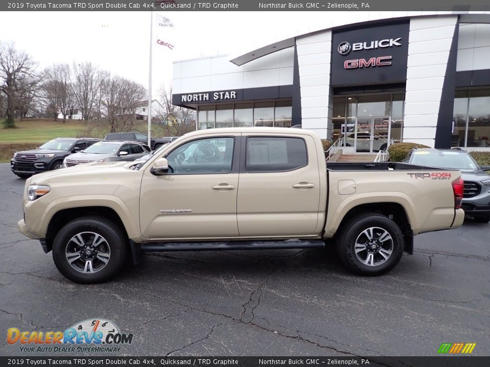 2019 Toyota Tacoma TRD Sport Double Cab 4x4 Quicksand / TRD Graphite Photo #2