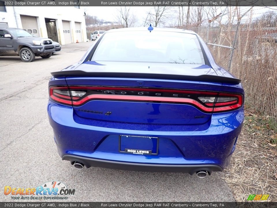 2022 Dodge Charger GT AWD Indigo Blue / Black Photo #6