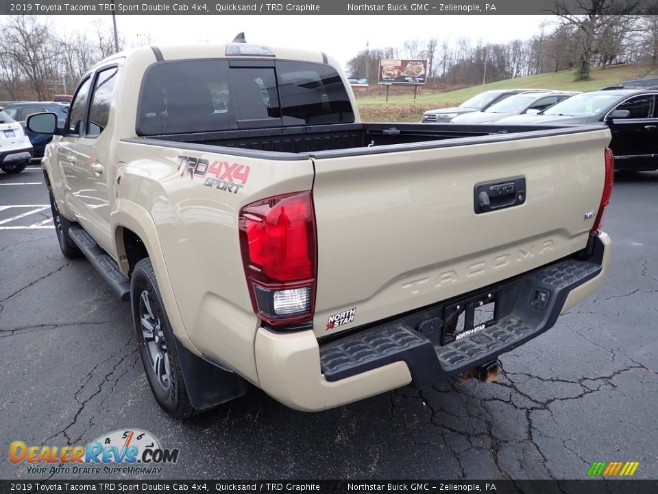 2019 Toyota Tacoma TRD Sport Double Cab 4x4 Quicksand / TRD Graphite Photo #4