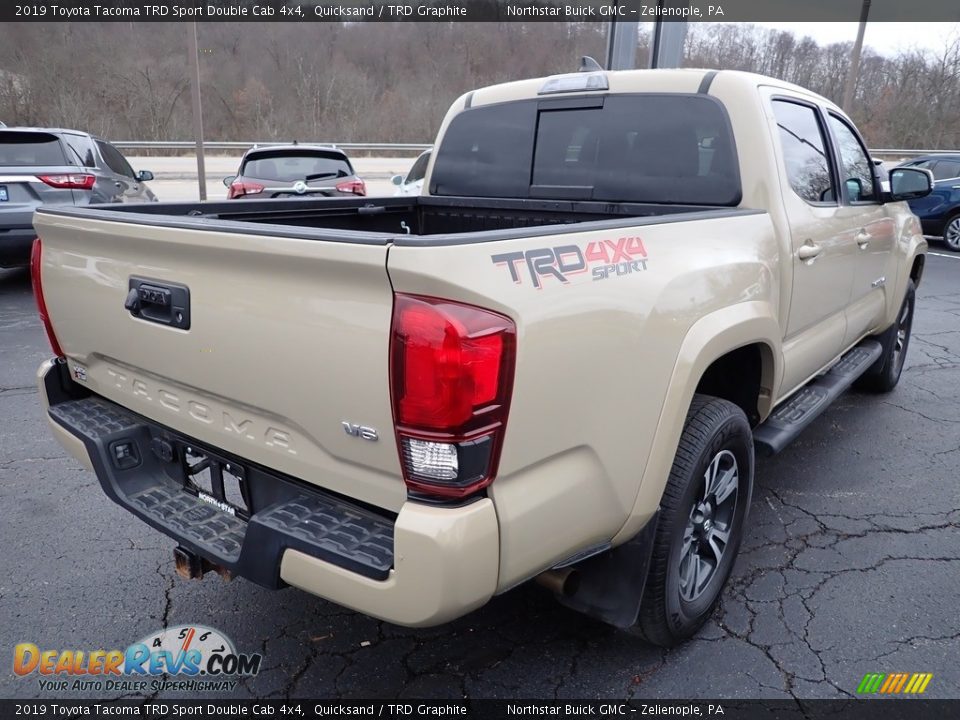 2019 Toyota Tacoma TRD Sport Double Cab 4x4 Quicksand / TRD Graphite Photo #6