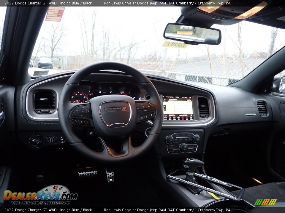 2022 Dodge Charger GT AWD Indigo Blue / Black Photo #11