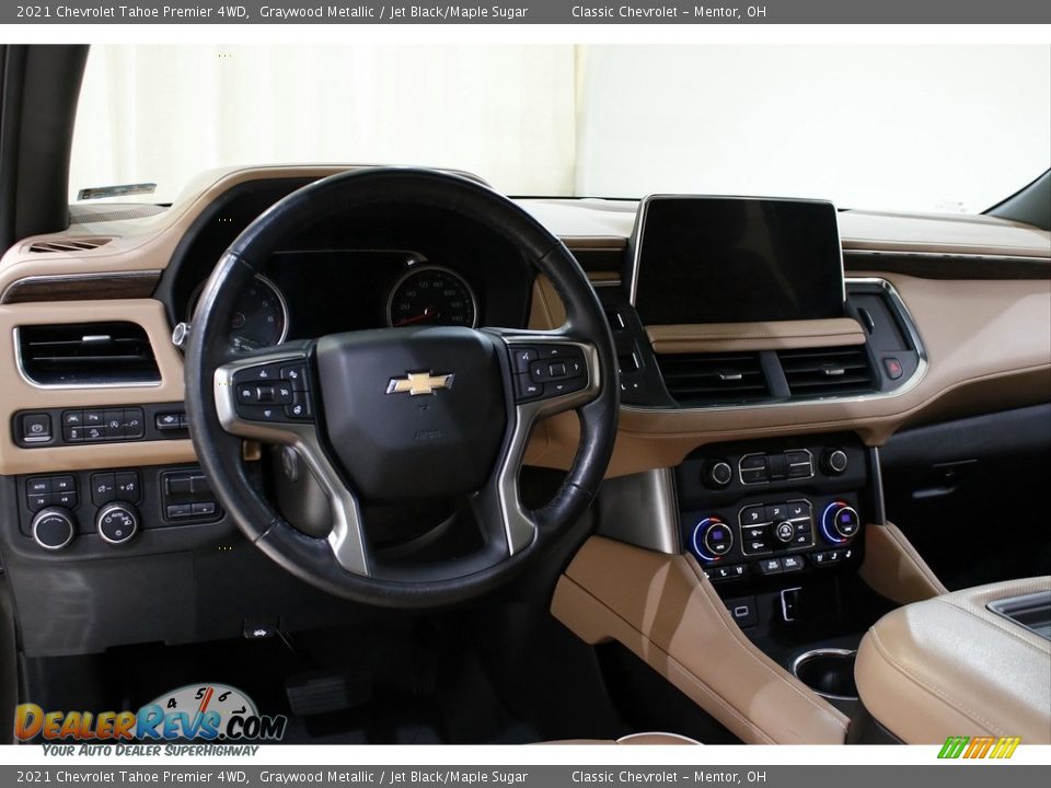 2021 Chevrolet Tahoe Premier 4WD Graywood Metallic / Jet Black/Maple Sugar Photo #7