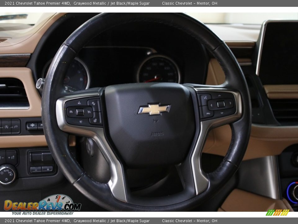 2021 Chevrolet Tahoe Premier 4WD Graywood Metallic / Jet Black/Maple Sugar Photo #8