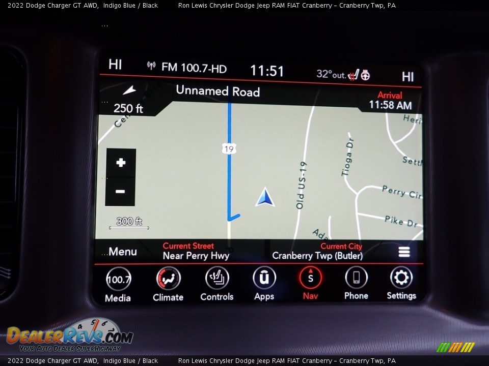 Navigation of 2022 Dodge Charger GT AWD Photo #16