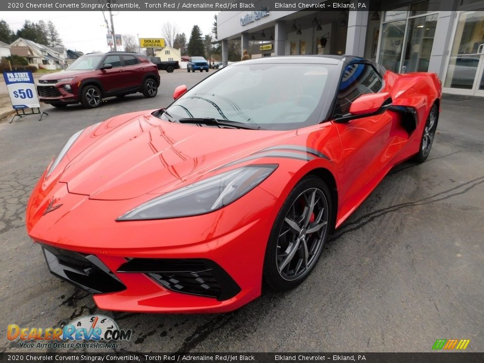 2020 Chevrolet Corvette Stingray Convertible Torch Red / Adrenaline Red/Jet Black Photo #2