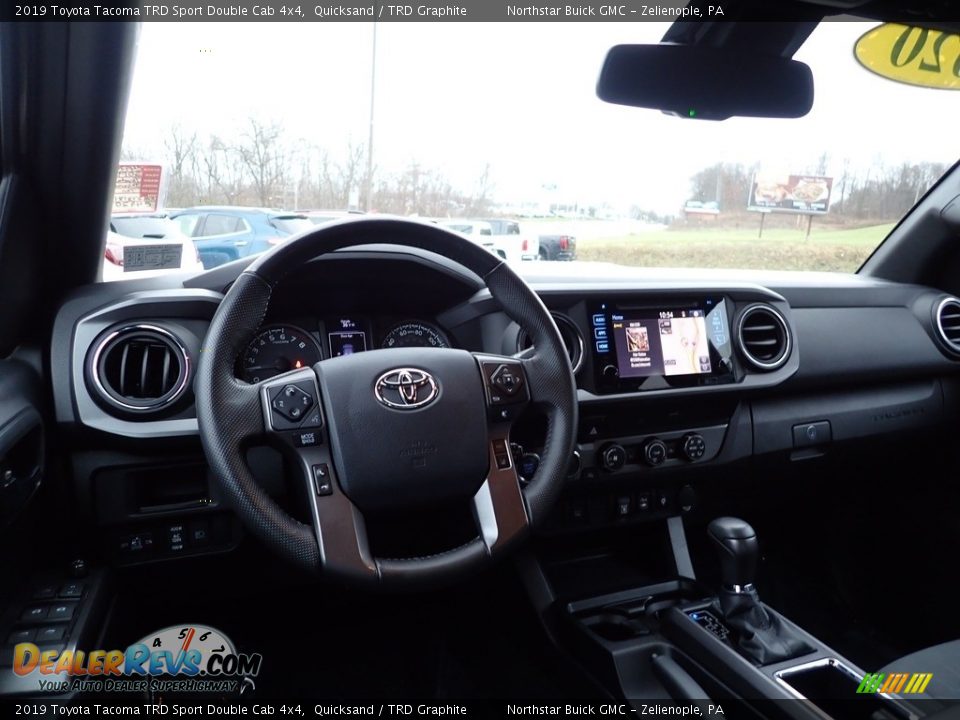 Dashboard of 2019 Toyota Tacoma TRD Sport Double Cab 4x4 Photo #19