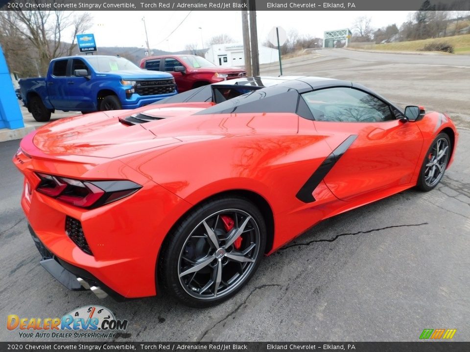 2020 Chevrolet Corvette Stingray Convertible Torch Red / Adrenaline Red/Jet Black Photo #7