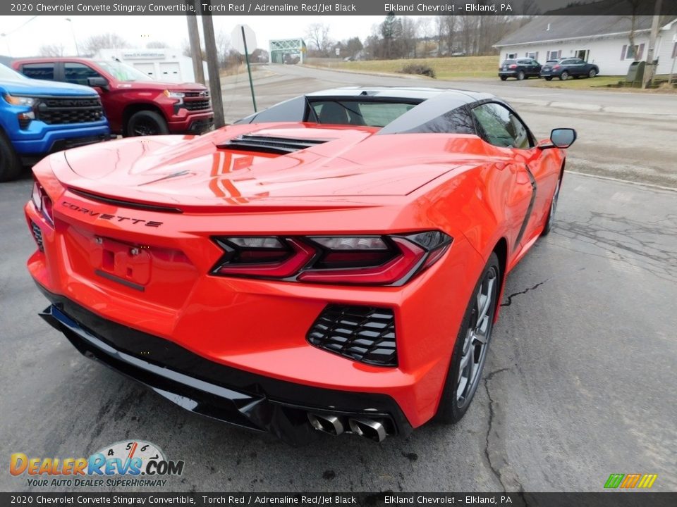 2020 Chevrolet Corvette Stingray Convertible Torch Red / Adrenaline Red/Jet Black Photo #8