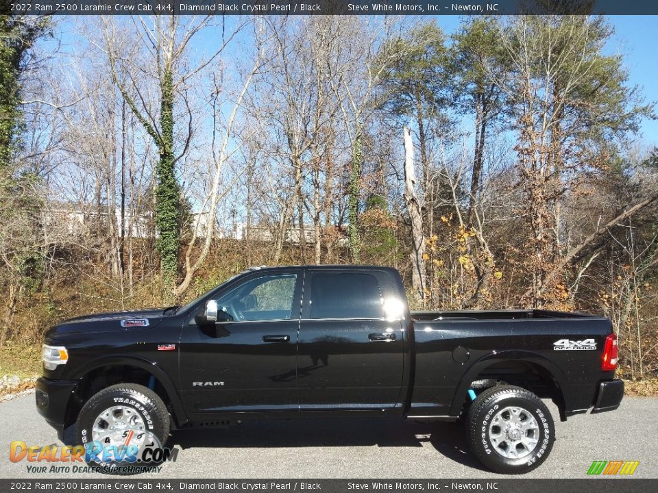 2022 Ram 2500 Laramie Crew Cab 4x4 Diamond Black Crystal Pearl / Black Photo #1