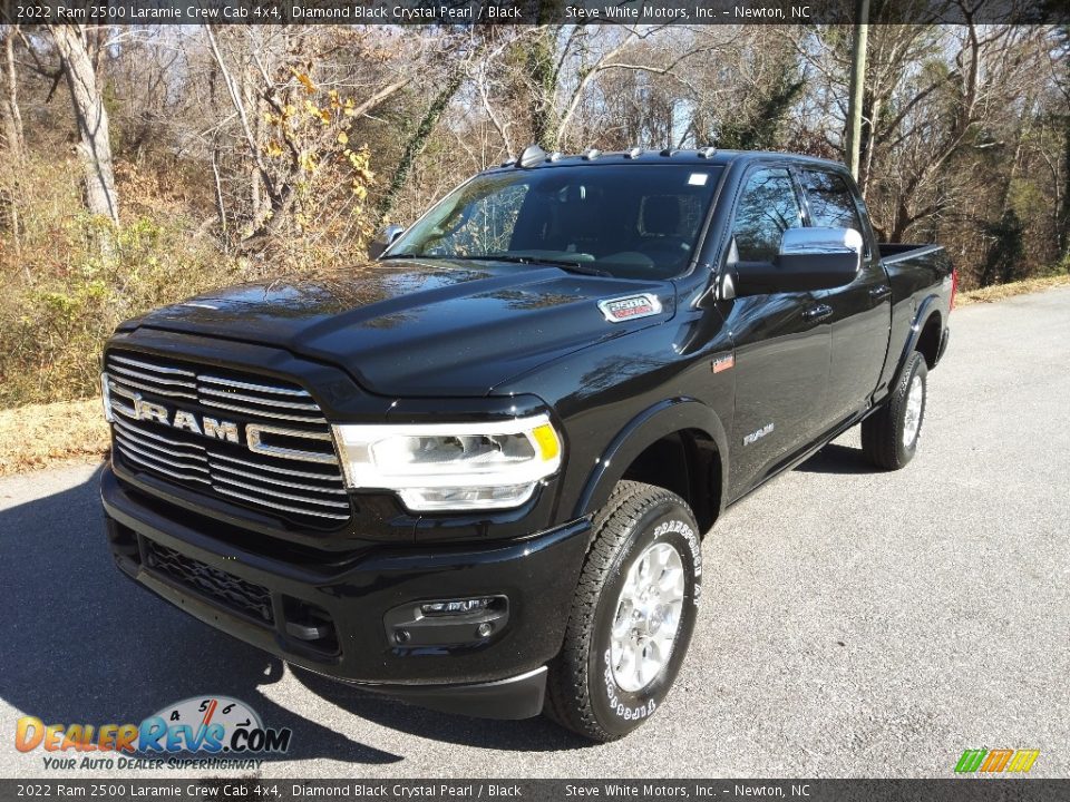 2022 Ram 2500 Laramie Crew Cab 4x4 Diamond Black Crystal Pearl / Black Photo #2