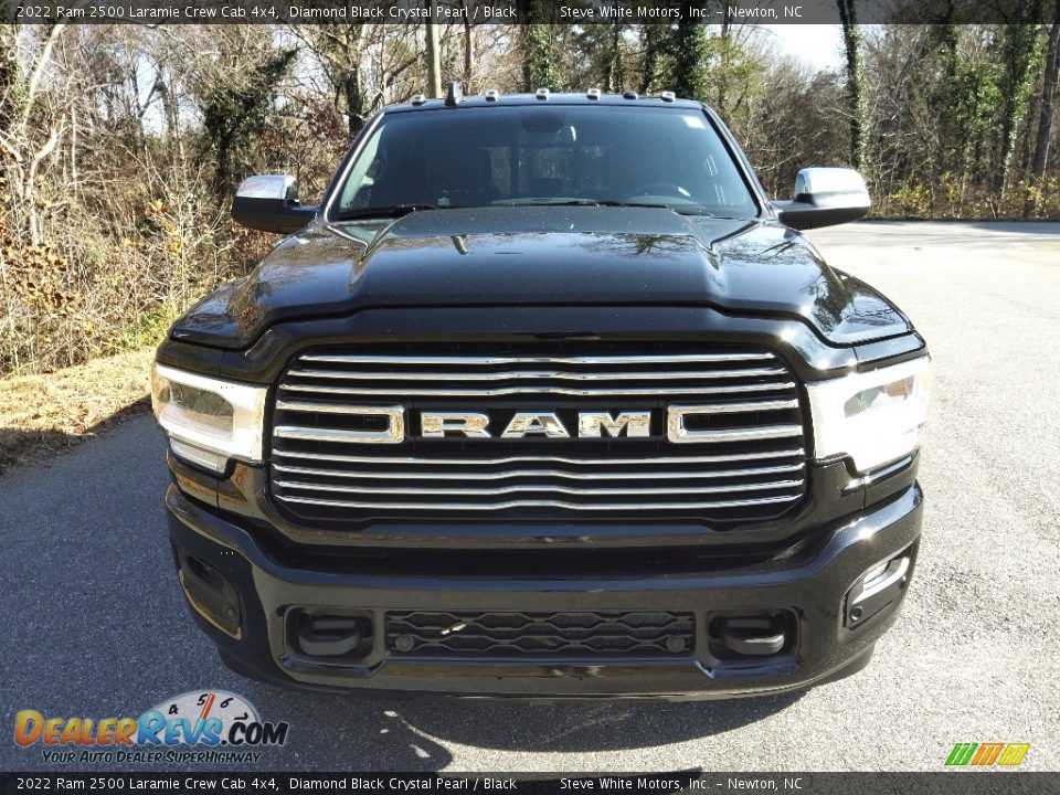 2022 Ram 2500 Laramie Crew Cab 4x4 Diamond Black Crystal Pearl / Black Photo #3