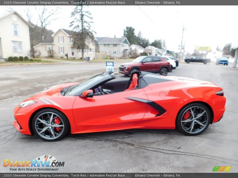 2020 Chevrolet Corvette Stingray Convertible Torch Red / Adrenaline Red/Jet Black Photo #13