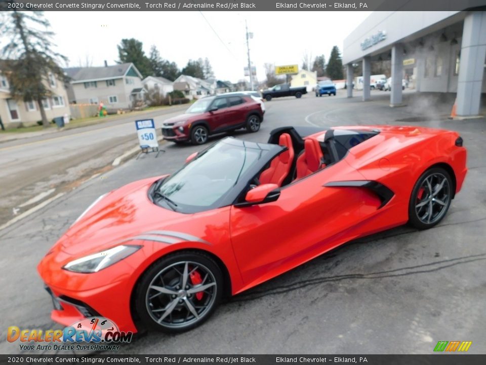 Front 3/4 View of 2020 Chevrolet Corvette Stingray Convertible Photo #14