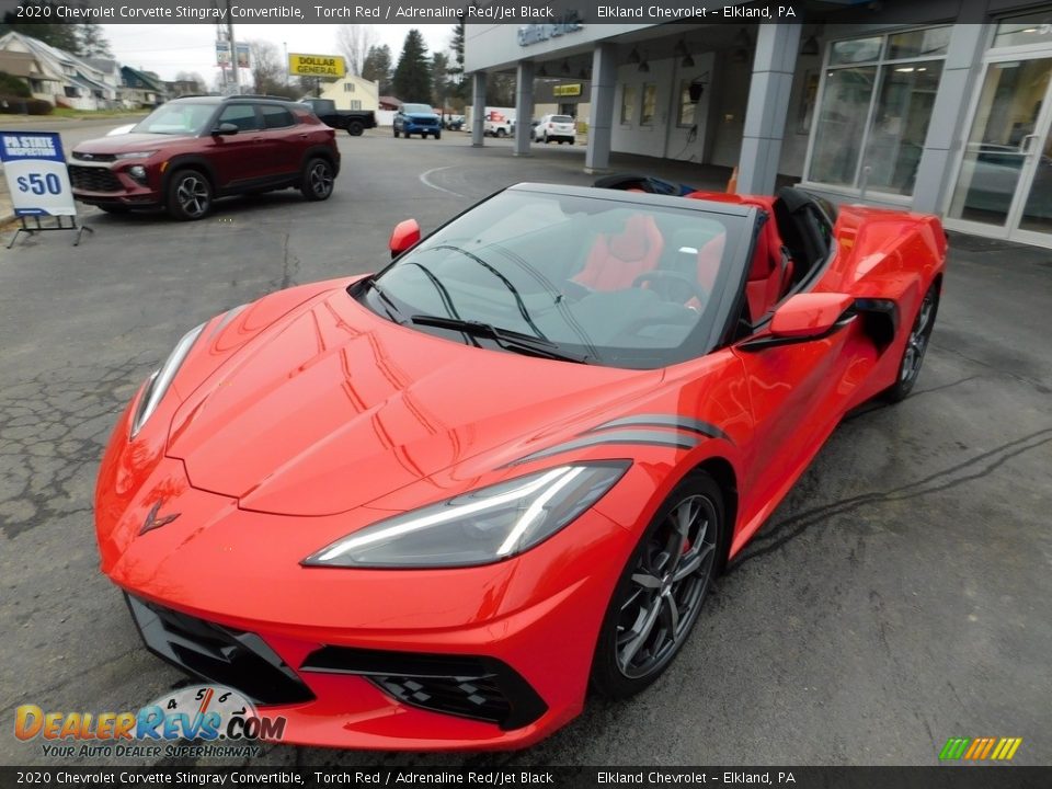 2020 Chevrolet Corvette Stingray Convertible Torch Red / Adrenaline Red/Jet Black Photo #15