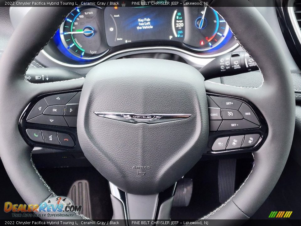 2022 Chrysler Pacifica Hybrid Touring L Steering Wheel Photo #10