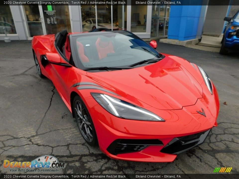 2020 Chevrolet Corvette Stingray Convertible Torch Red / Adrenaline Red/Jet Black Photo #16