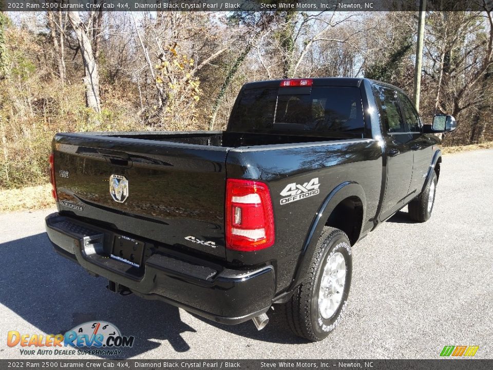 2022 Ram 2500 Laramie Crew Cab 4x4 Diamond Black Crystal Pearl / Black Photo #6