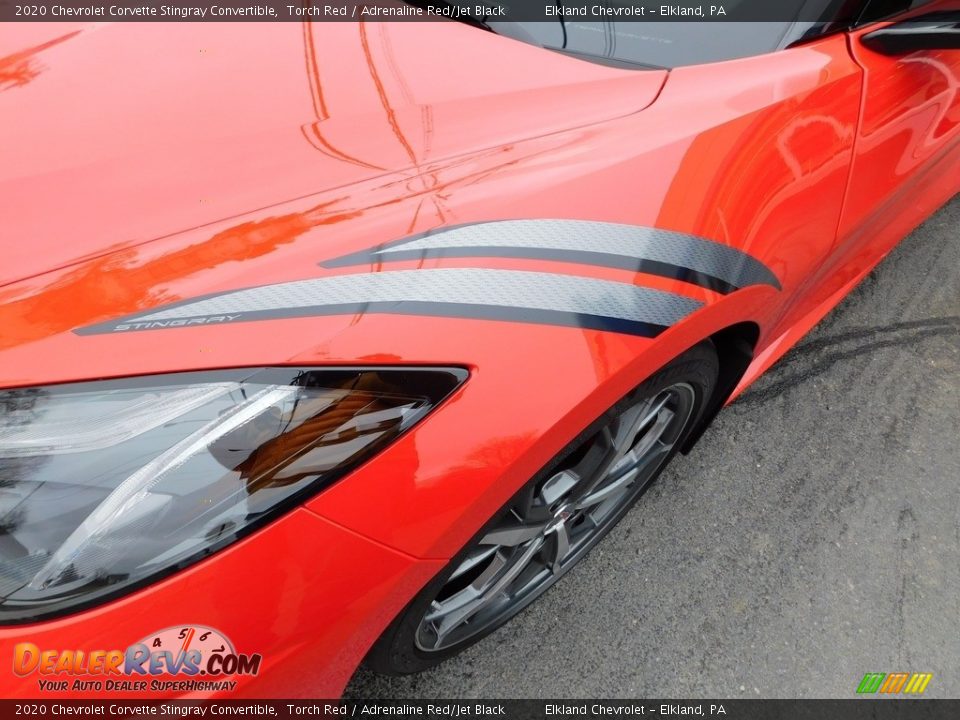 2020 Chevrolet Corvette Stingray Convertible Torch Red / Adrenaline Red/Jet Black Photo #22